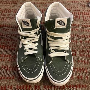 Forest Green High Top Vans W8.5